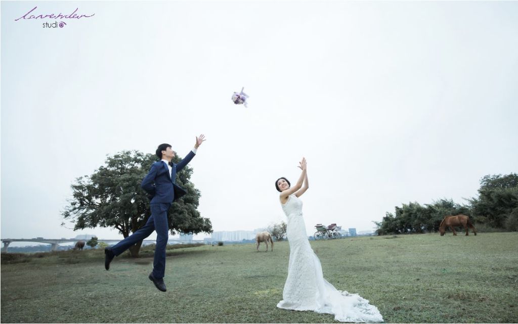 xu hướng chụp ảnh cưới ở Đà Lạt Hàn Quốc